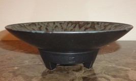 Vintage Asian Footed Art Pottery Bowl with Stamp - £141.32 GBP