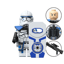Star Wars 501st Legion Clone Trooper with Unique Tear Mark Shield - $3.60