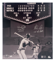 Nolan Ryan / Amos Otis Dual Signed / Inscribed 1st No Hitter 16 x 20 Pho... - $795.00