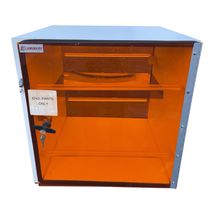 LAMINAIRE Acrylic Amber Desiccator Cabinet Dry Box 2 Doors  with Key Cha... - $197.99