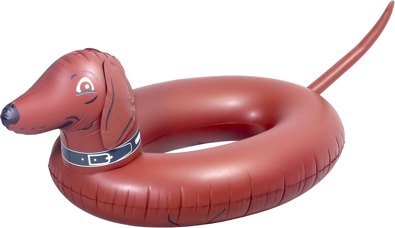 Gofloats Wiener Dog Party Tube Inflatable Raft, Float In, For Adults And... - $29.94