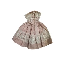 Vintage 1960s Barbie‑style Pink Lace Dress — Clone Doll Fashion - $186.21 MXN