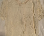 Vintage Distinctly Different Women’s Blouse White See Through Size 42 Sh4 - $18.80