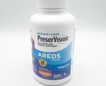 PreserVision AREDS Eye Vitamin &amp; Mineral Supplement, 240 Tablets Exp 7/24 - $24.00