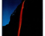 Firefall Waterfall Yosemite National Park California CA Chrome Postcard U11 - $1.93