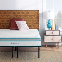 Twin Xl Mattress Folding Twin Xl Bed By Linenspa 10&quot; Memory Foam And Innerspring - £309.62 GBP