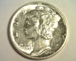 1940-D MERCURY DIME CHOICE ABOUT UNCIRCULATED CH. AU NICE ORIGINAL COIN ... - £7.16 GBP