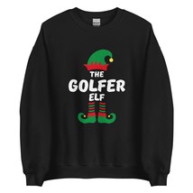 The Golfer Elf Funny Christmas Sweatshirt| Matching Christmas Elf Group Gift Swe - £23.10 GBP+