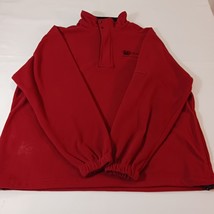 On Tour Keystone Retaining Excellent Men&#39;s 1/4 Zip Pullover Red Sweatshi... - €17,78 EUR