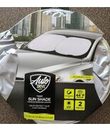 Auto Drive ~ Twist Sun Shade ~ HOLOGRAPHIC WHITE ~ 28.5 x 31.5 ~ Univers... - $24.00