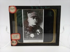 Marshal Joseph Joffre Commander in Chief  WW1 French Forces Glass Slide ... - $105.44