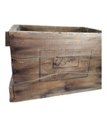 Vintage United Shoe Machinery Corp Crate Wooden Box Rare Shelton CT Anti... - £45.76 GBP