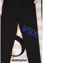 Victoria&#39;s Secret Sport Black Oltemare Logo VSX Knockout Capri Leggings - Medium - £47.84 GBP