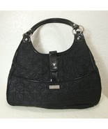 VERA BRADLEY Patent Leather Bag Black Nylon Shoulder Quilted Purse Faux ... - €49,73 EUR