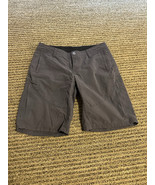 Kuhl Cargo Shorts Womens Size 12 Grey Outdoor Hiking Camping - $27.06 CAD