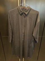 High end French designer HIGH knee length duster blouse - $1,845.29 MXN
