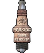 Parking Space Reserved Novelty Metal Spark Plug Sign J-068 - $37.96 CAD