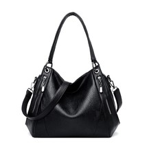 Women Leather Handbags Vintage Crossbody Shoulder Bags Female Sac A Main Solid B - £47.99 GBP