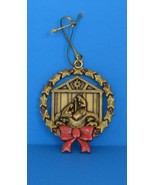 Trinket/Vintage Christmas Ornament Gloria Duchin-Nativity Scene 1991 - $254.44 MXN