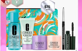 Clinique Singles&#39; Day 7-Piece Gift Including Rinse-Off Eye Makeup Solvent - £25.72 GBP