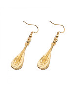 Dungeons and Dragons Honor Among Thieves Edgin&#39;s Lute Earrings Gold - £15.75 GBP