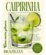 CAIPIRINHA COCKTAIL DRINK WALL ART  POSTER - ALICE CASTELLO - KRUGERS PO... - €16,50 EUR+