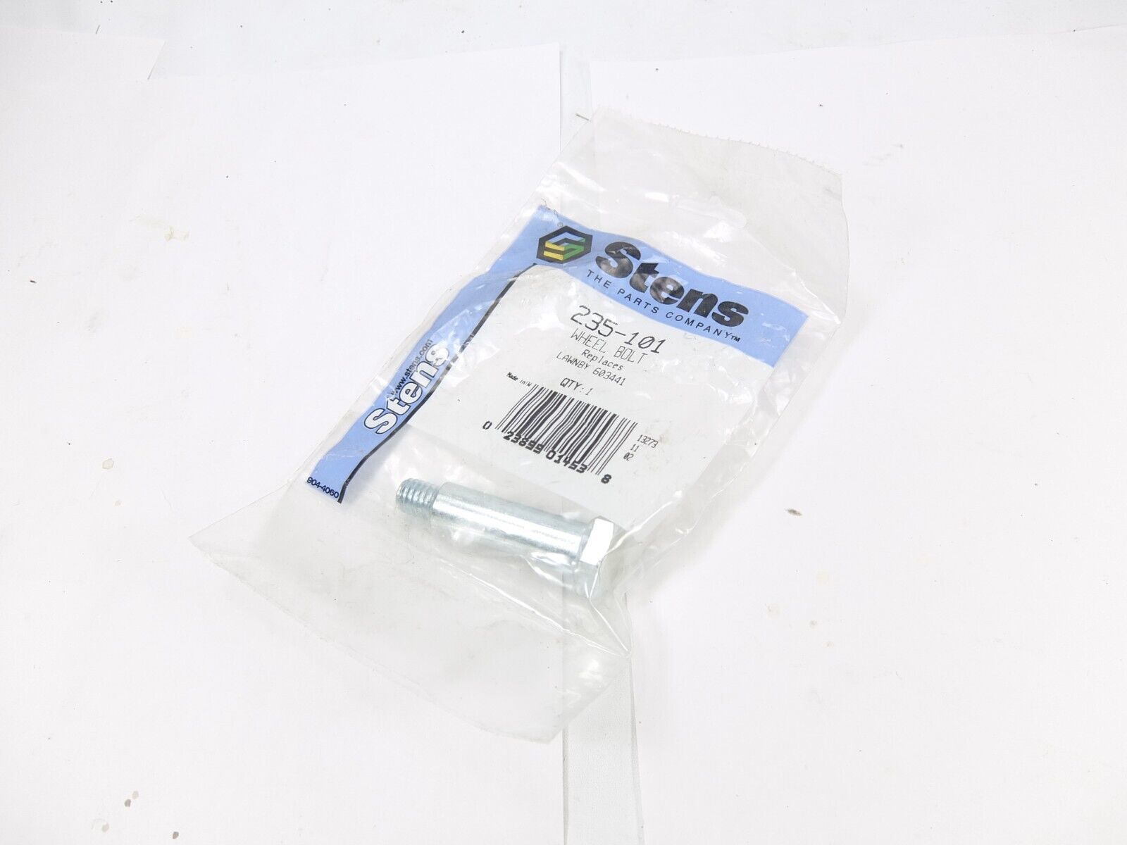 New Stens 235-101 Wheel Bolt 1/2&quot; x 1 17/32&quot; Replaces Lawn-Boy 603441 - $3.99
