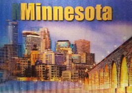 Minneapolis Minnesota 3D Fridge Magnet - £4.67 GBP