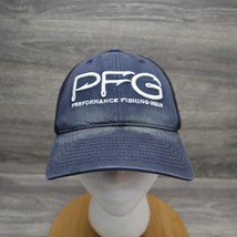 PFG Hat Mens Blue Adjustable Cap Casual Performance Fishing Gear Activewear - $21.76
