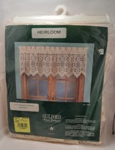 Guilford Home Fashions Ivory white lace  heirloom Swag New NOS - £28.02 GBP
