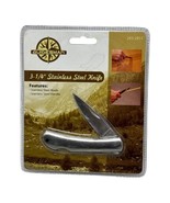 Guidesman 3 1/4&quot; Stainless Steel Folding Knife Stainless Blade &amp; Handle ... - $13.03 CAD