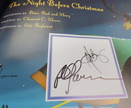 Peter Yarrow &amp; Paul Stookey Signed 2010 Night Before Christmas Hardback Book - £103.50 GBP