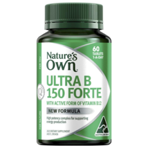 Nature&#39;s Own Ultra Vitamin B 150 Forte with Biotin, B3, B6, &amp; B12 for En... - £76.20 GBP