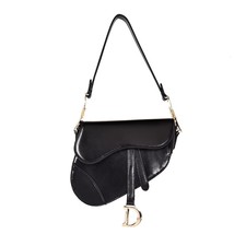 New Designer PU Leather Saddle Bag Wide Strap Messenger Cross Body Handbag Purse - £52.87 GBP