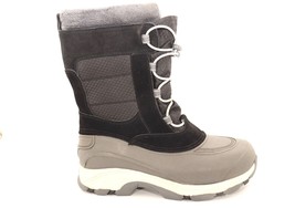 Lands&#39; End  Winter Snow  Rain Insulated  Boots  Black and Grey   Women  ... - $158.40
