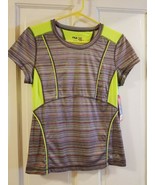 Fila Running Shirt Size M Womens Multi Short Sleeve New NWT Running Workout Top - $16.82