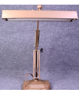 Vintage Swing Arm Light Flexarm Brown Metal Desk Workshop Drafting Dayton - $1,234.50 MXN