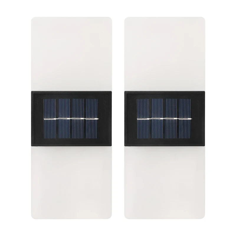 Modern Mini Solar LED Wall Lamp Acrylic Simple Bedroom Sconce Living Room Bedsid - £64.50 GBP