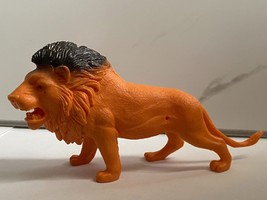 Greenbrier International Lion Toy Action Figure Orange Animal Wildlife K... - $8.55