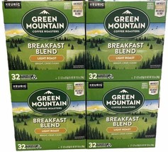 Green Mountain Coffee Breakfast Blend, Keurig K-Cup Pod, Light Roast, 128 Count - £63.30 GBP