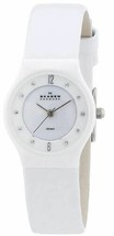 NWOT Skagen 233XSCLW Ladies White Ceramic Watch - $84.10