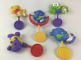 Animal Baby Toys Fisher Price 5pc Lot Hippo Monkey Frog Leopard Chew Toy... - $14.80