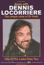 Dennis Locorriere The  Voice Of Dr Hook Hand Signed Concert Flyer - £7.88 GBP