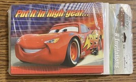 Hallmark Disney Pixar Cars Lightning McQueen Party Invitations 8 ct - £1.99 GBP