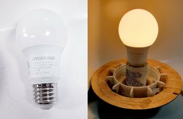 Lot De 2 SYLVANIA 8.5W LED A19 Ampoule,60W Retrofit,E26, 800 Lm, 2700K, Givré - $7.91