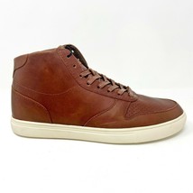 Clae Gregory Mid Chestnut Oiled Leather Mens Premium Casual Sneakers - £51.85 GBP