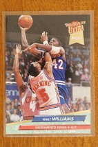 1992-93 Fleer Ultra #352 Rookie Walt Williams Basketball Card Sacramento Kings - £3.04 GBP