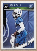 2018 Donruss Optic #127 Deon Cain Indianapolis Colts RC Rookie - £1.50 GBP