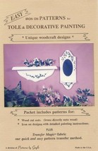 Easy Iron On Patterns for Tole and Decorative Painting Unique Woodcraft Designs - £2.24 GBP