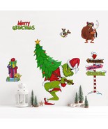 Merry Christmas Wall Decals Stickers, Xmas Tree Sign Holiday Max Dog Dec... - £15.92 GBP